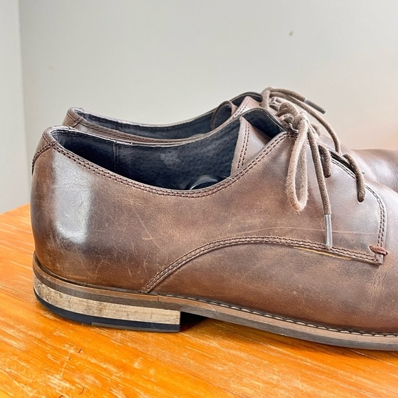 John Varvatos Lace Up Leather Oxford Smooth Toe - Picture 7 of 13